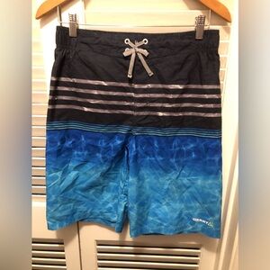 Gerry Weber Men's Black and Blue Swim Trunks